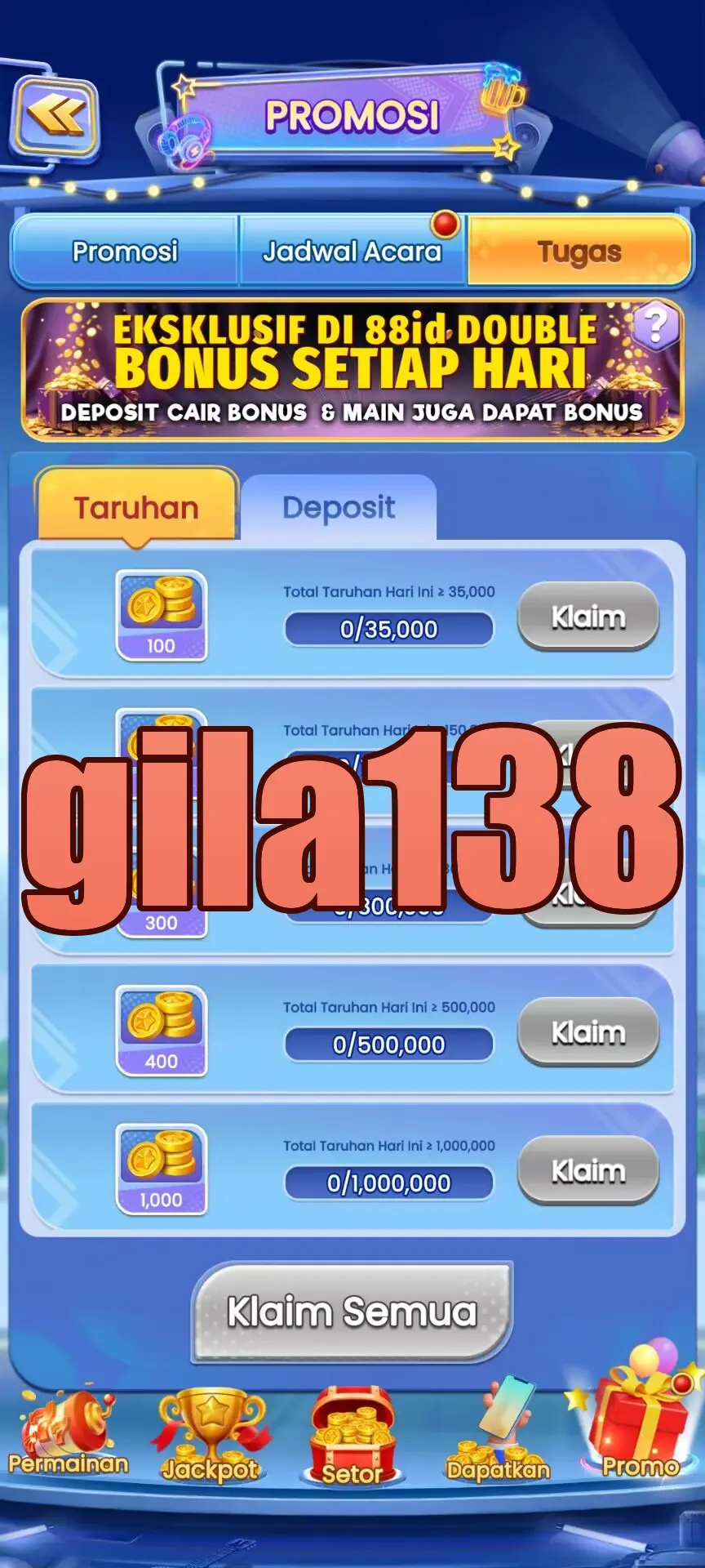 gila138 Masuk